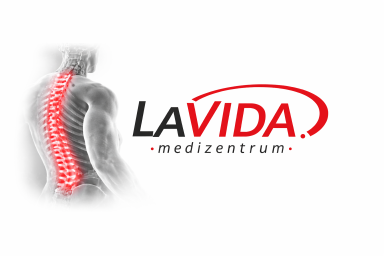 Logo von Lavida Medizentrum aus Kamenz, auf dem Bild ist der Schriftzug Lavida Medizentrum zu lesen